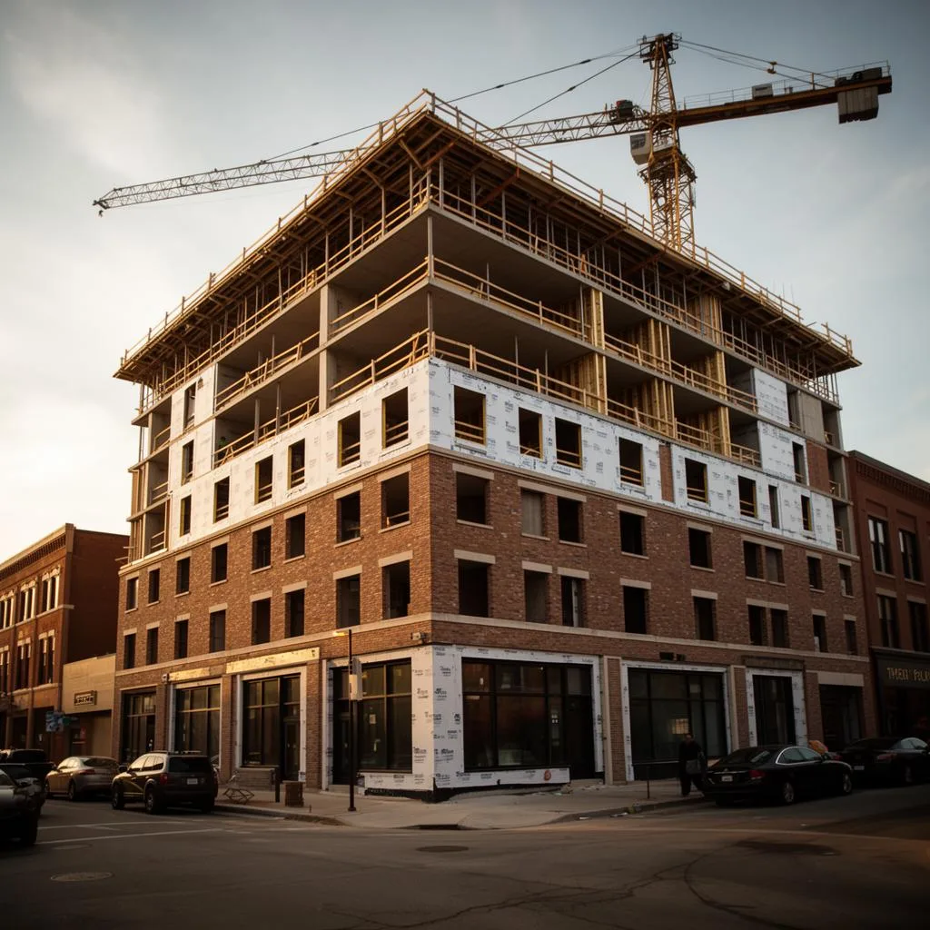 Mixed-Use Development - Construction 3D laser scanning project