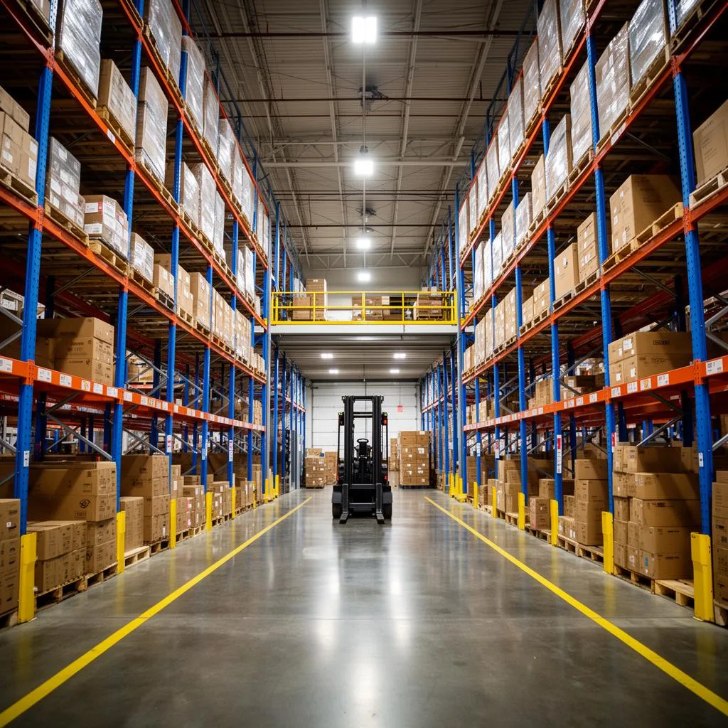 Distribution Center - Industrial 3D laser scanning project
