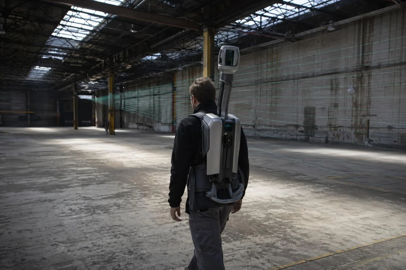 Mobile LiDAR scanning across the downtown portfolio.